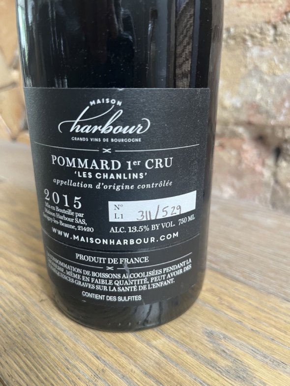 Maison Harbour, Pommard Premier Cru, Les Chanlins