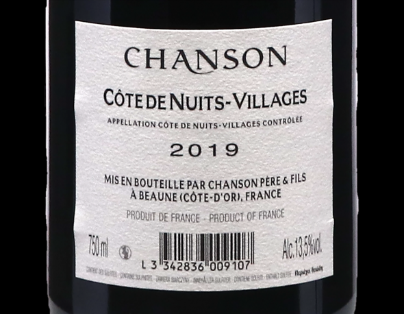 Chanson Pere et Fils, Cote de Nuits-Villages