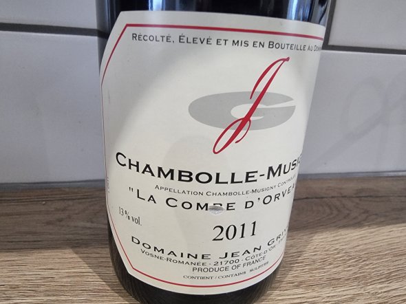Domaine Jean Grivot, Chambolle-Musigny, La Combe d'Orveau