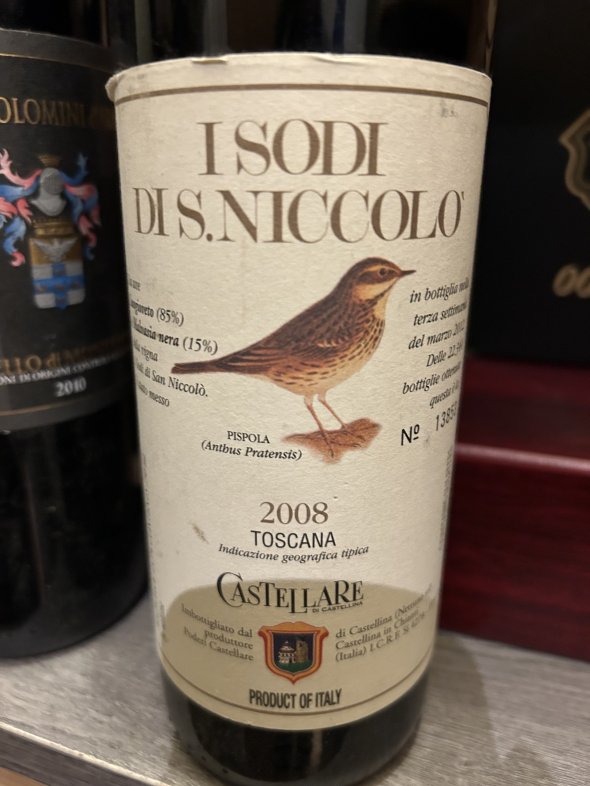 Castellare di Castellina, Sodi San Niccolo, IGT