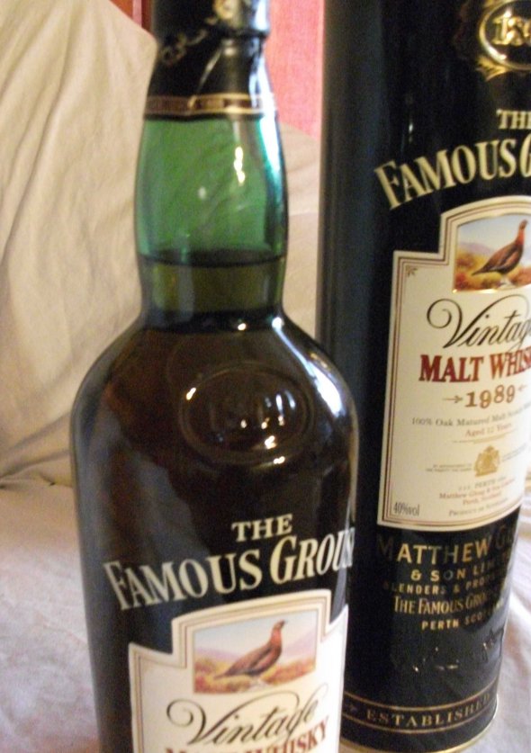 1989 The Famous Grouse.  12 Year Old Vintage Whisky. 