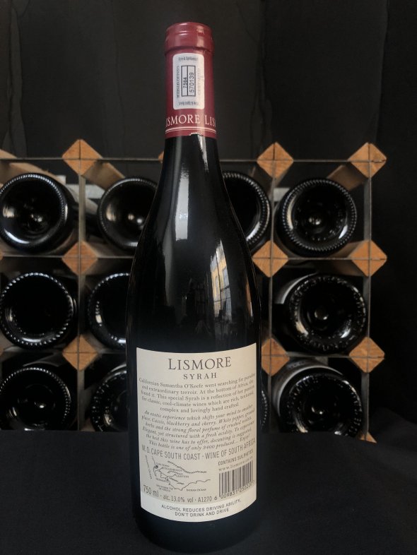 Lismore, Syrah, Cape South Coast