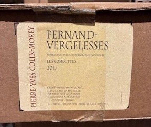 Pierre Yves Colin-Morey, Pernand Vergelesses - Les Combottes