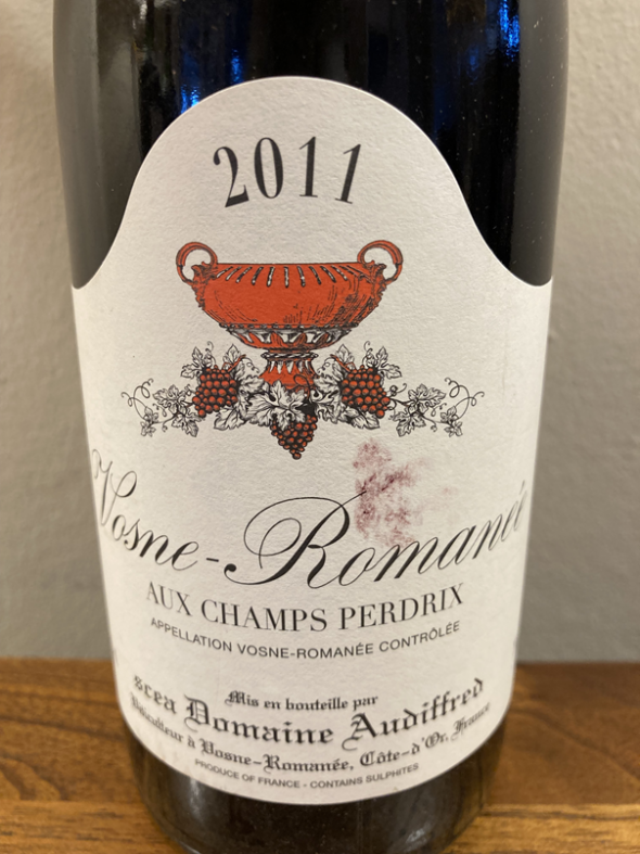 Domaine Audiffred, Vosne-Romanee, Aux Champs Perdrix