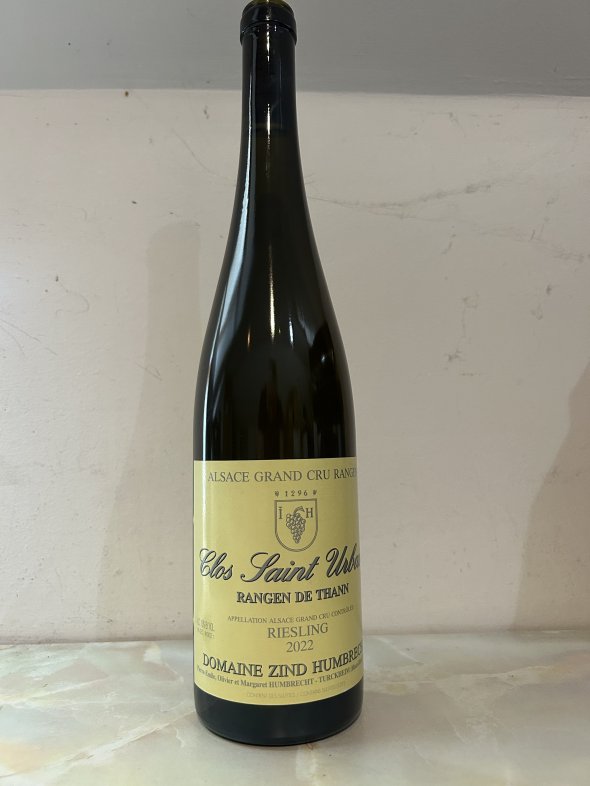  Riesling Grand Cru &lsquo;Rangen de Thann Clos Saint Urbain&rsquo; Domaine Zind-Humbrecht 
