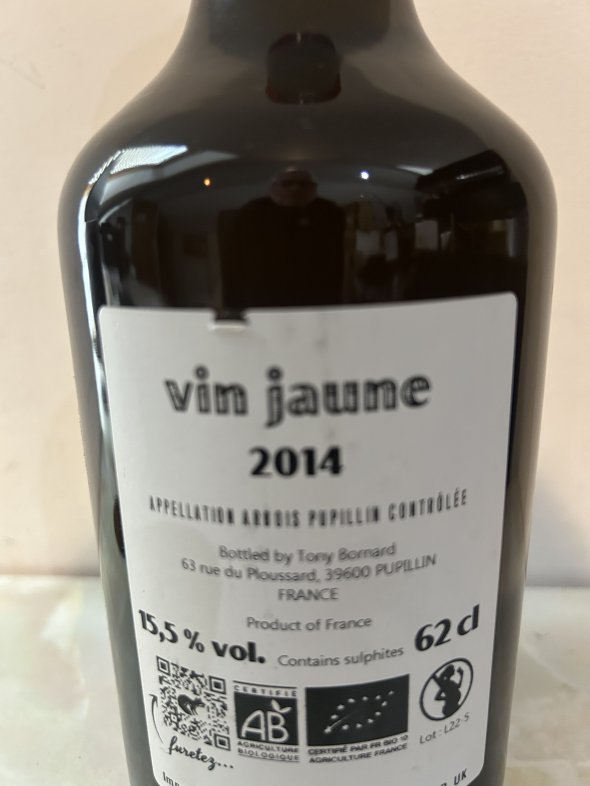 Vin Jaune, Tony Bornard, Jura