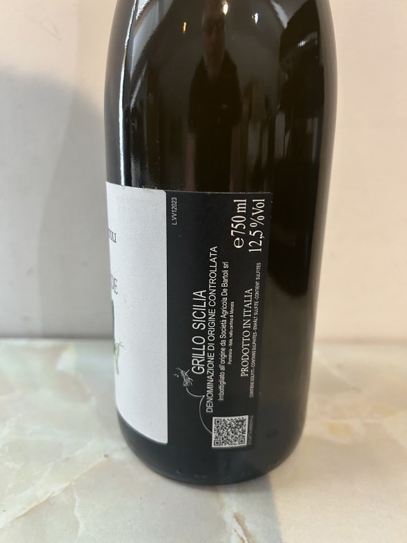 Grillo Vigna Verde, Marco de Bartoli, Western Sicily