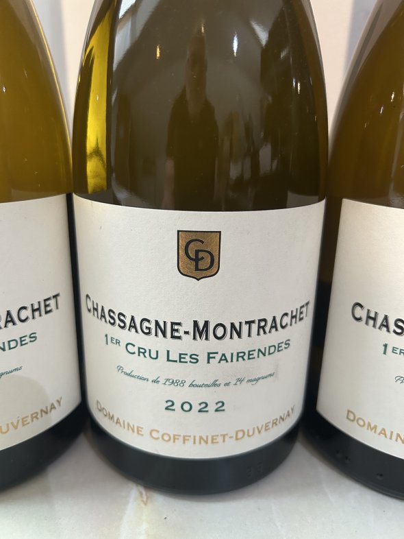 Chassagne-Montrachet Blanc 1er cru "Les Fairendes" Domaine Coffinet-Duvernay