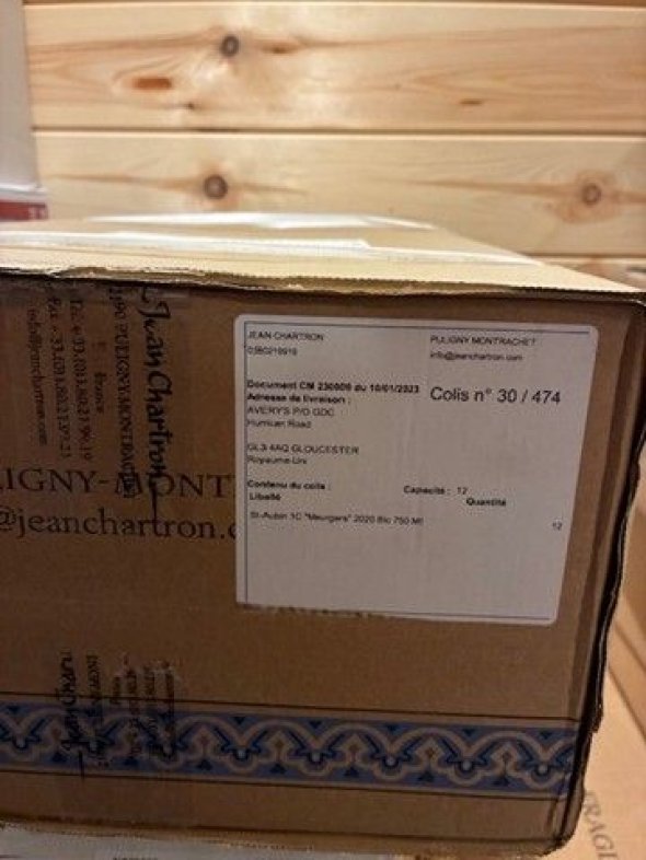 Jean Chartron, Saint-Aubin Premier Cru, Les Murgers des Dents de Chien