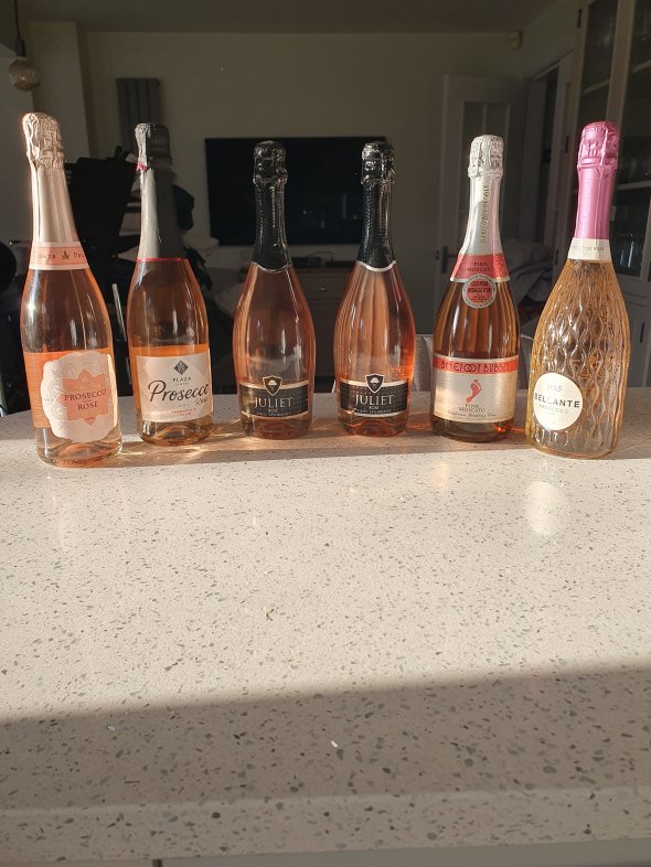 6 x Mixed Sparkling Rose