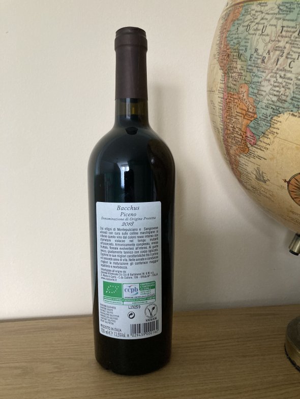 Ciu Ciu, Bacchus, Rosso Piceno