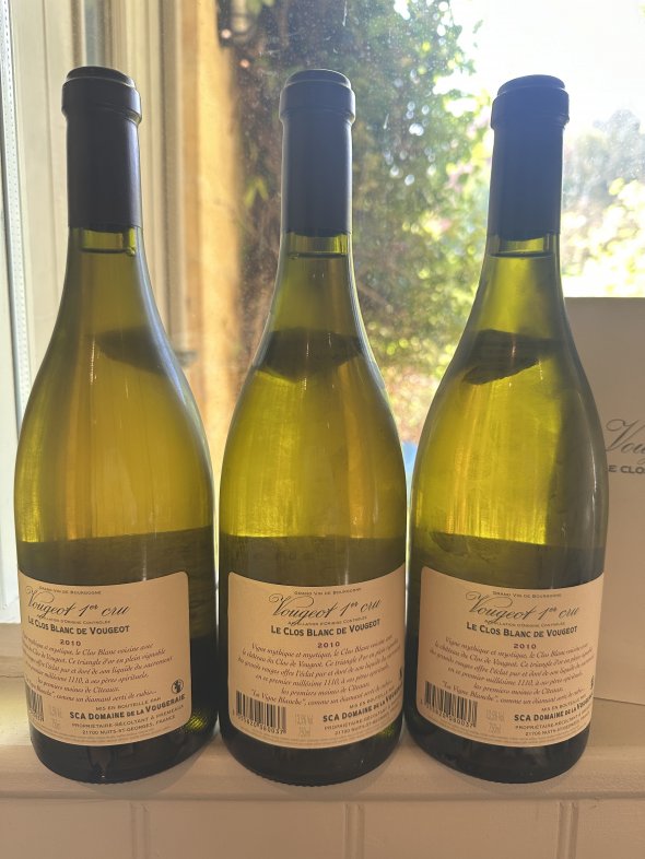 Domaine de la Vougeraie, Clos Blanc de Vougeot 1er Cru