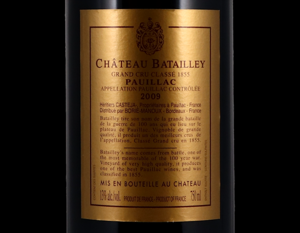 Chateau Batailley 5eme Cru Classe, Pauillac