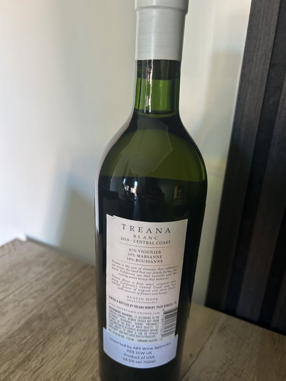 Treana, Blanc, Paso Robles