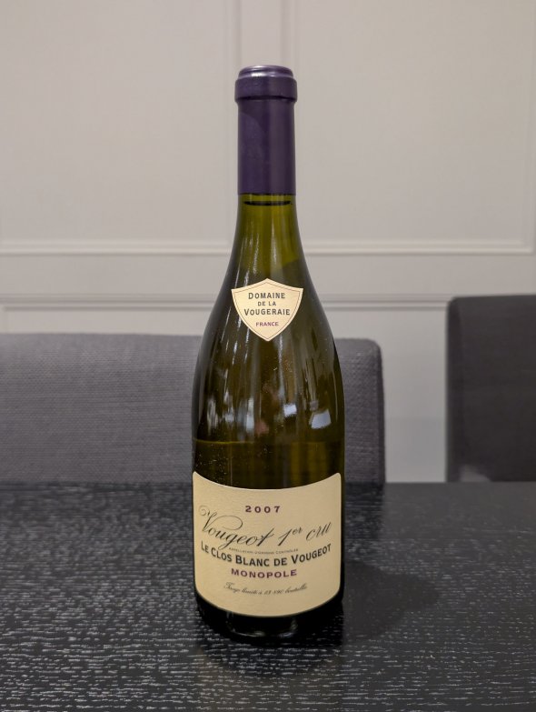 Domaine de la Vougeraie, Vougeot Premier Cru, Le Clos Blanc de Vougeot