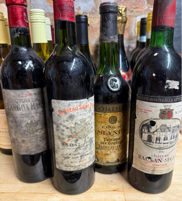 Bordeaux bin ends x 4