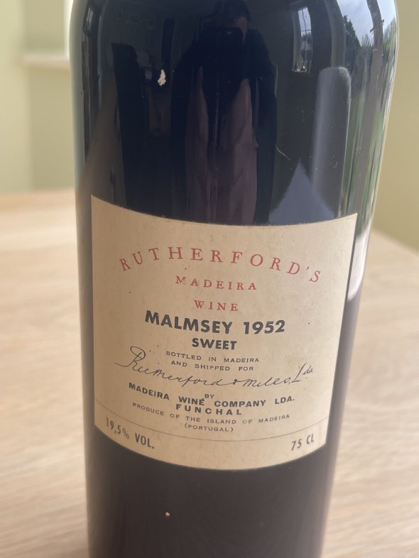 Rutherford & Miles, Malmsey, Madeira, 1952 Jubilee Edition