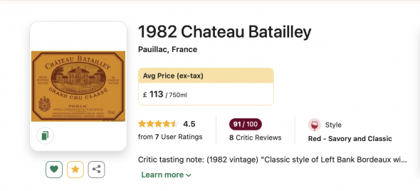 Chateau Batailley 5eme Cru Classe, Pauillac