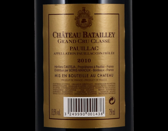 Chateau Batailley 5eme Cru Classe, Pauillac