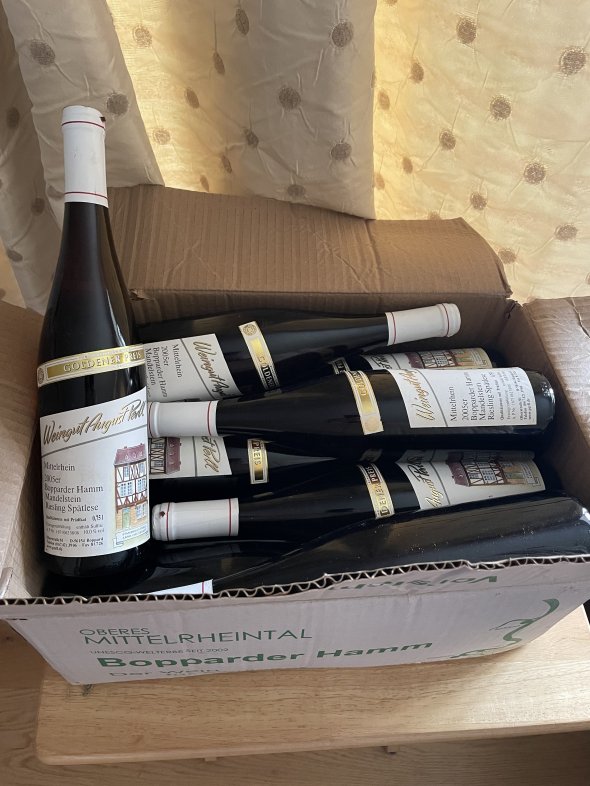 Weingut August Perll, Bopparder Hamm Mandelstein Riesling Sp&auml;tlese, Mittelrhein
