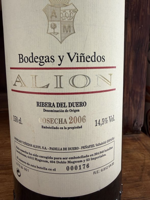 Bodegas y Vinedos Alion Cosecha