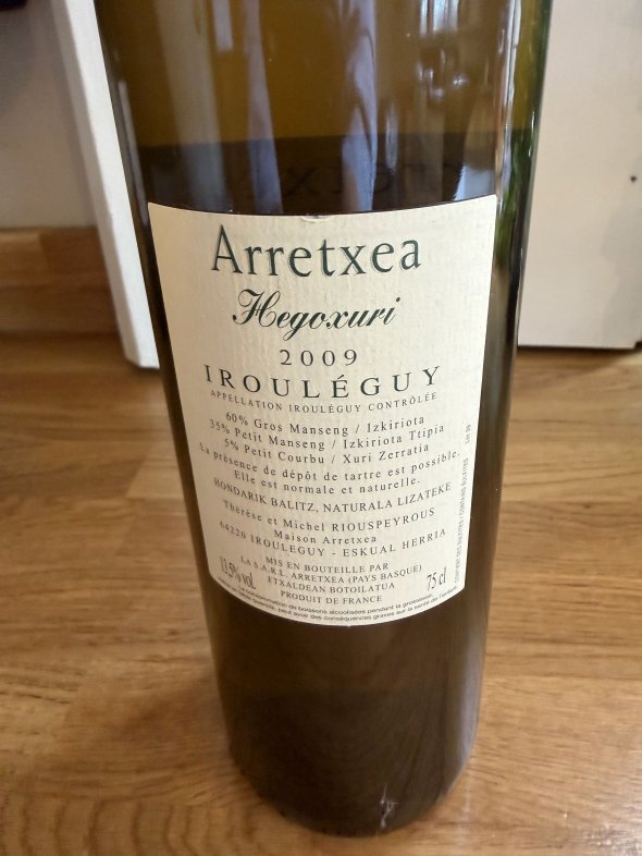 Arretxea, Hegoxuri Blanc, Irouleguy