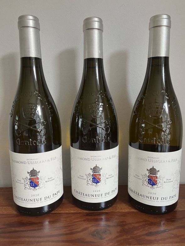 Domaine Raymond Usseglio, Chateauneuf-du-Pape, Pure Roussanne Blanc