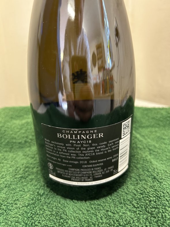 Bollinger, PN AYC18, Champagne