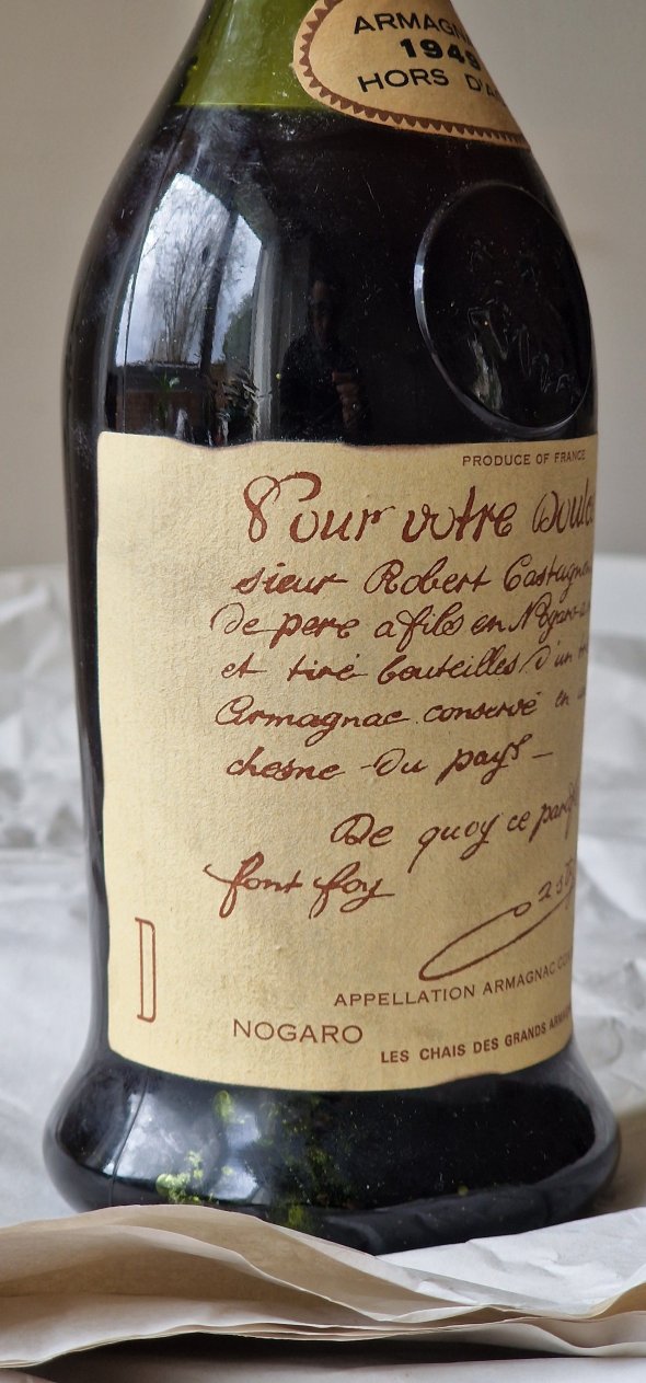 Vintage 1949 Hors d&rsquo;Age Armagnac &ndash; VERY OLD BOTTLE