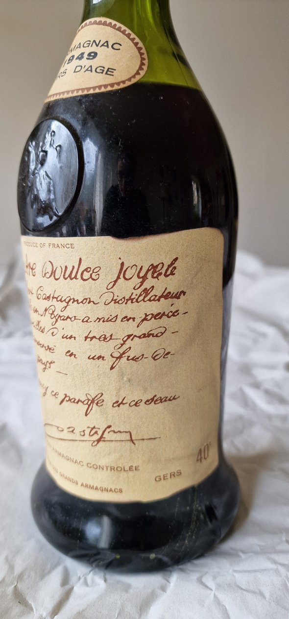Vintage 1949 Hors d&rsquo;Age Armagnac &ndash; VERY OLD BOTTLE