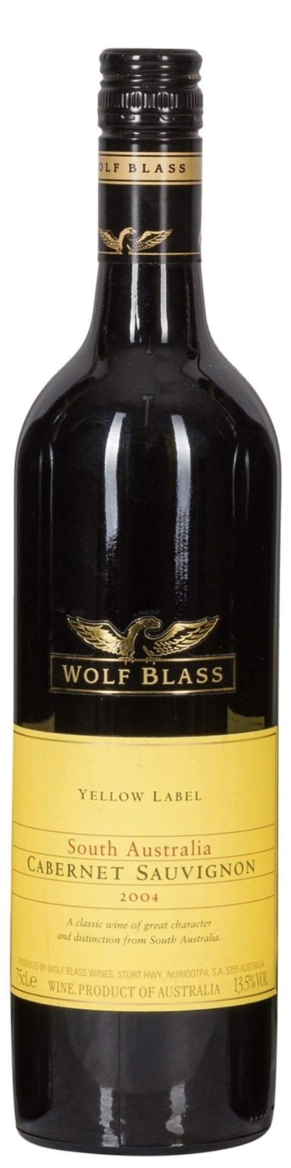Wolf Blass, Yellow Label Cabernet Sauvignon, South Australia