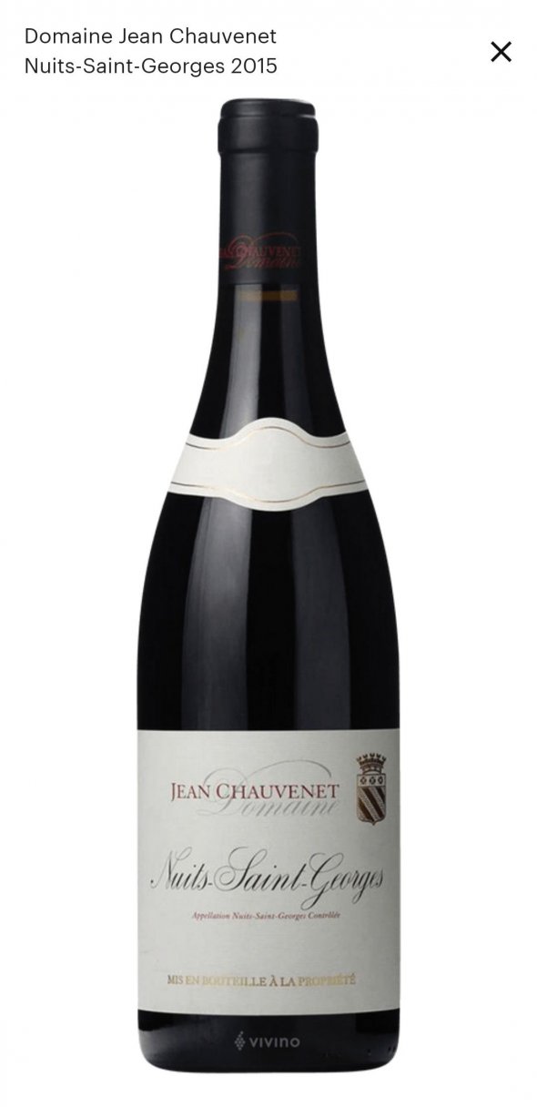 Jean Chauvenet, Nuits-Saint-Georges, Rouge