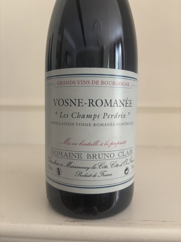 Vosne-Romanee, Les Champs Perdrix, Bruno Clair