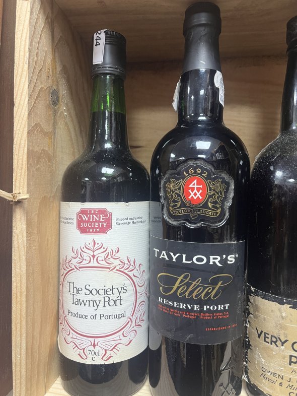 6 X Mixed Ports Inc Taylors 10 YO Tawny Croft /Wine Society Ect