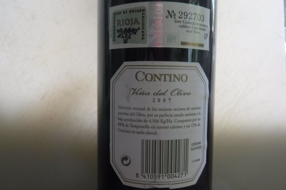 CVNE (Contino), Vina Del Olivio, Rioja