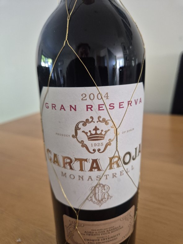 Carta Roja Gran Reserva 2004 Monastrell