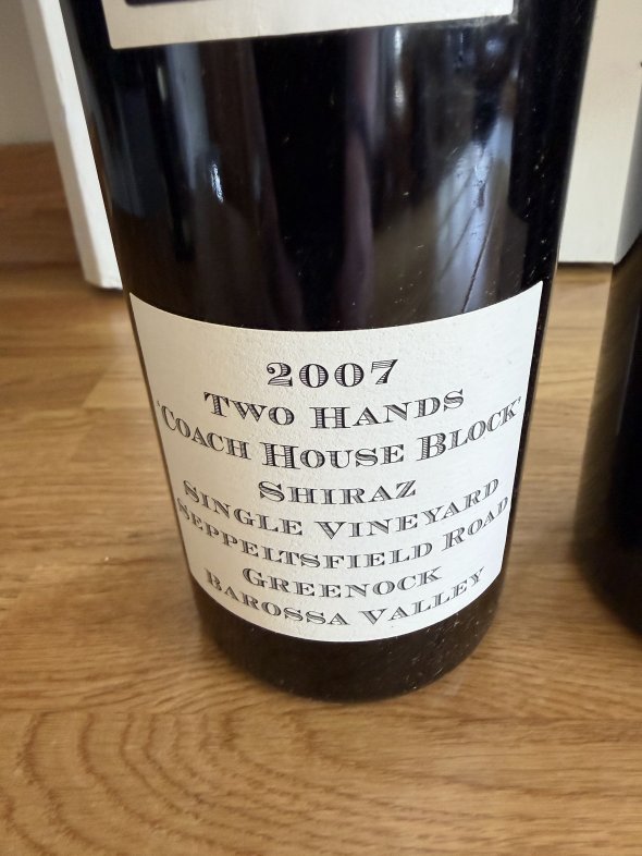 Two Hands, Coach House Block Shiraz, Barossa Valley
