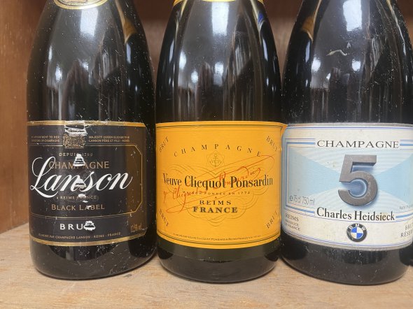5 X Bottles Champagne from a Private Cellar