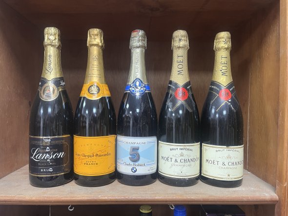 5 X Bottles Champagne from a Private Cellar