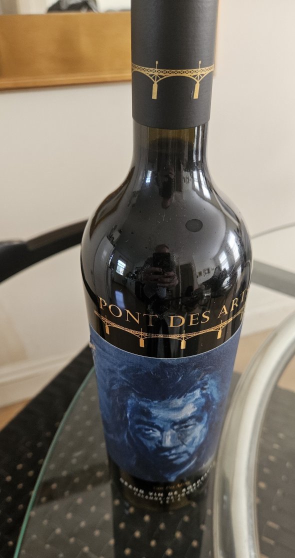 Pont des Arts, Lalande Pomerol, Yan Pei Ming 2014