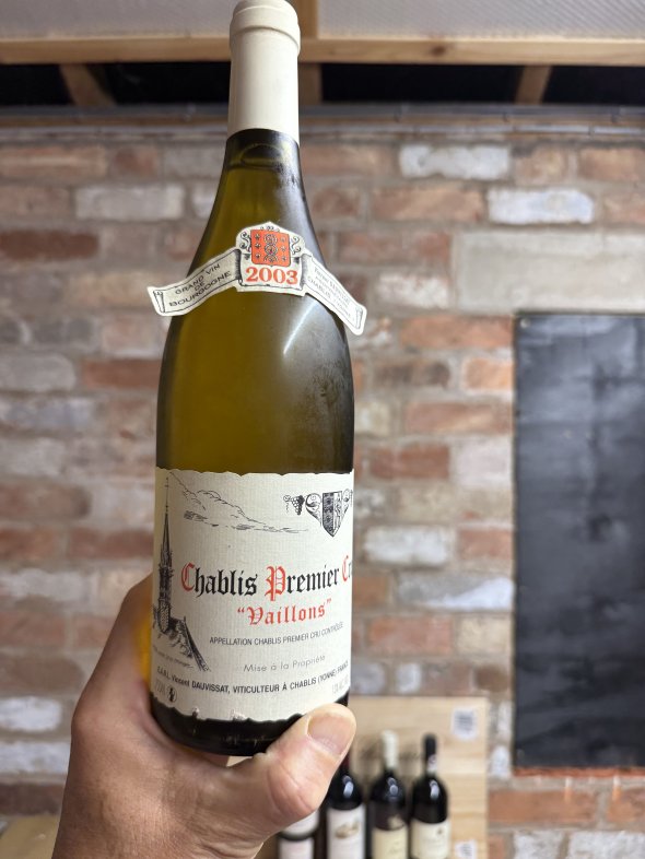 Vincent Dauvissat, Chablis Premier Cru, Vaillons