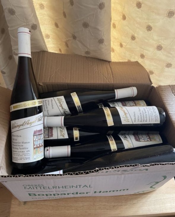 Weingut August Perll, Bopparder Hamm Mandelstein Riesling Sp&auml;tlese, Mittelrhein