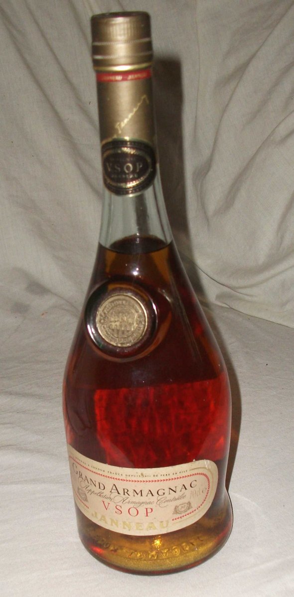 JANNEAU, Grand Armagnac. VSOP.  Brandy. 