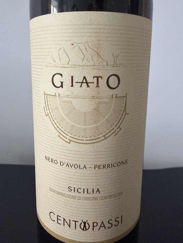 Centopassi, Giato Nero d'Avola - Perricone, Sicilia