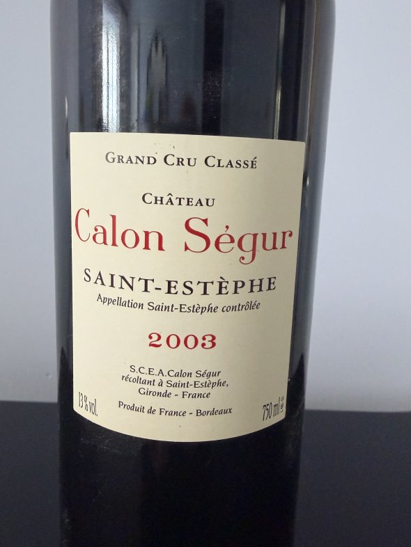 Chateau Calon Segur 3eme Cru Classe, Saint-Estephe