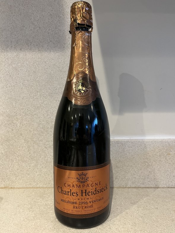 Charles Heidsieck milesime 1996 vintage rose