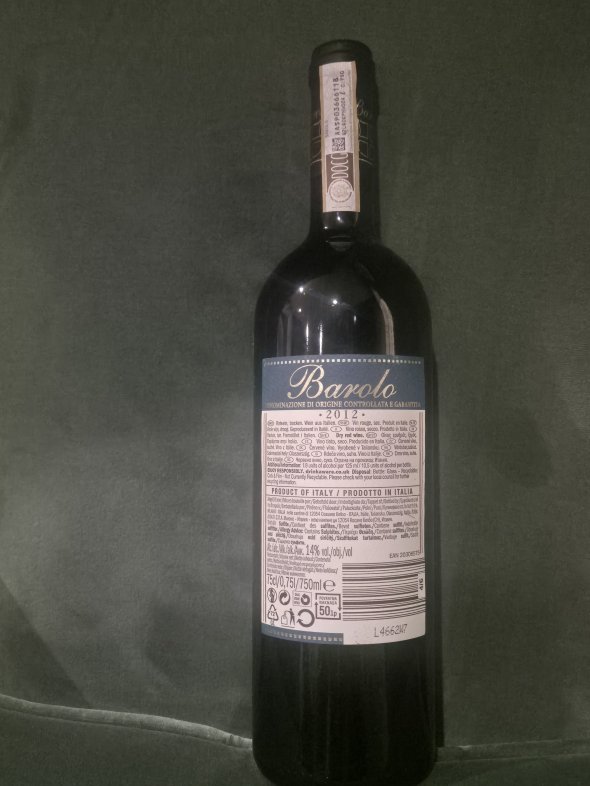 2012 Barolo DOCG &ndash; Classic Piedmont