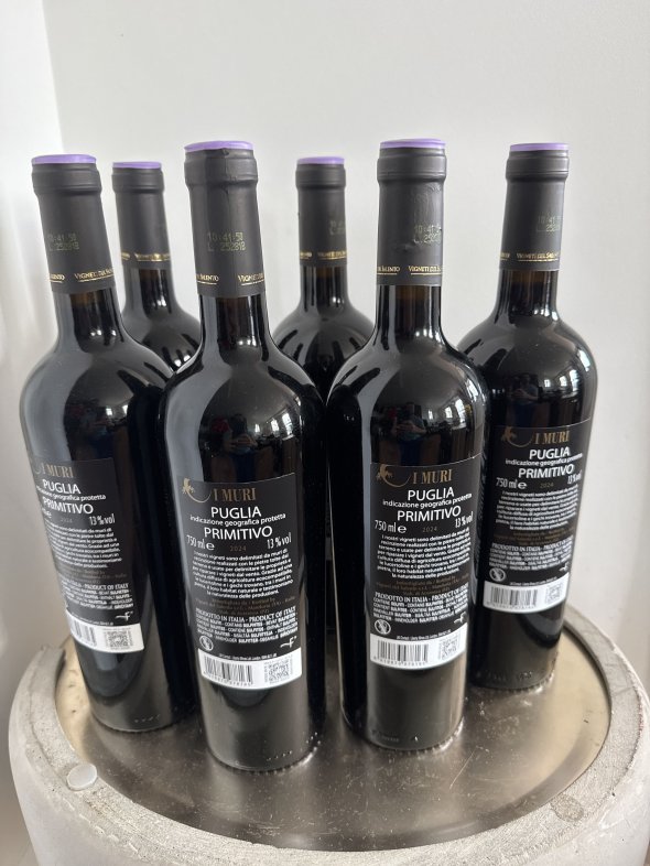 Vigneti del Salento, I Muri Primitivo, Puglia