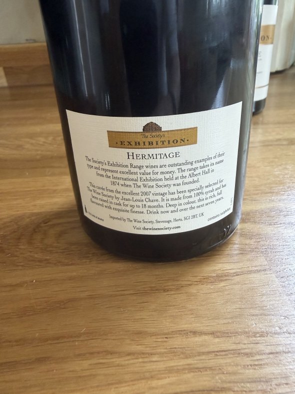 The Wine Society (JL Chave Selection), Hermitage Red