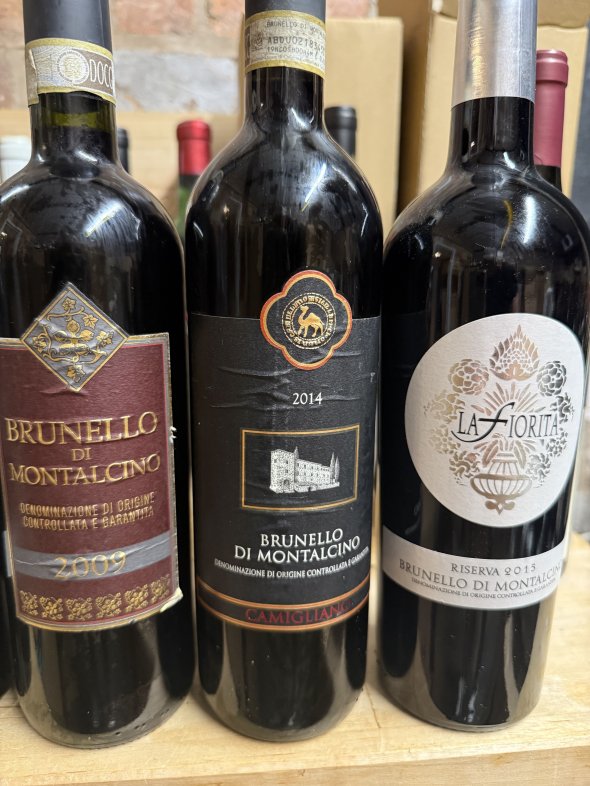 mixed premium italian brunello x 5 